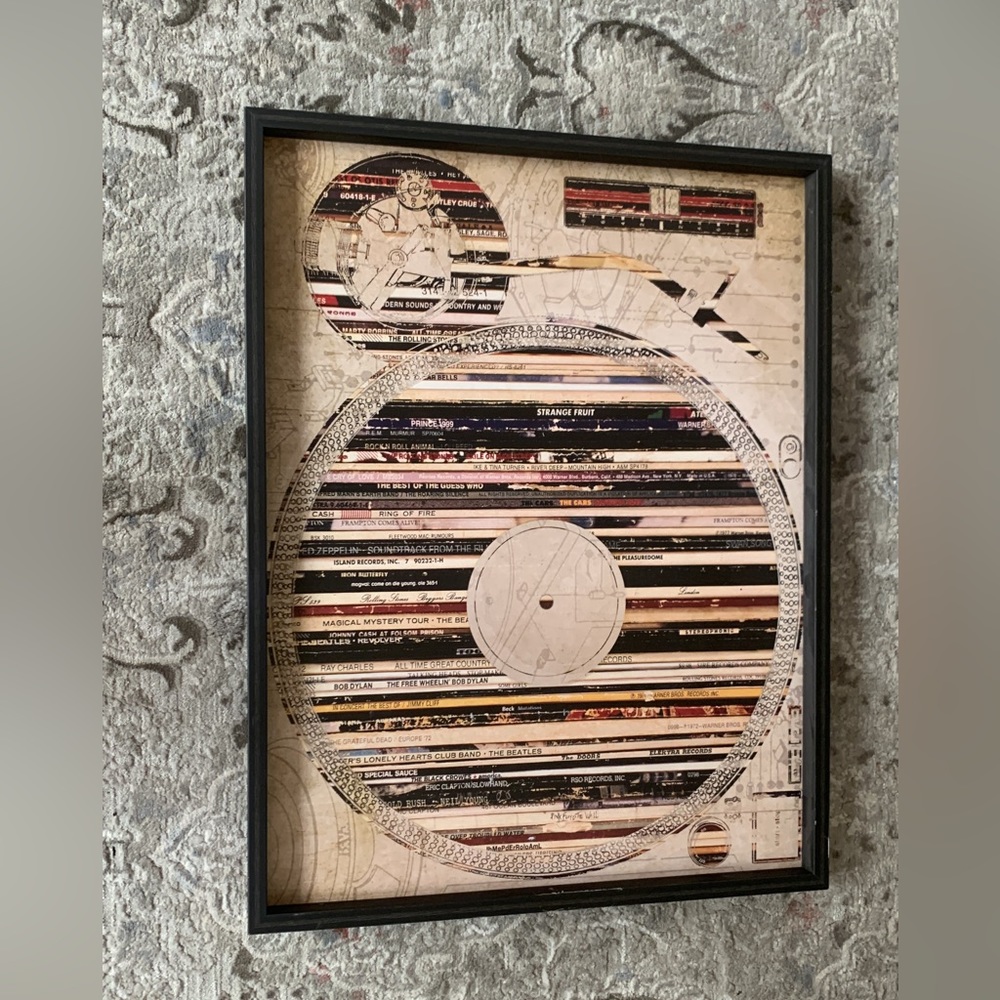 6 music inspired wall decorations